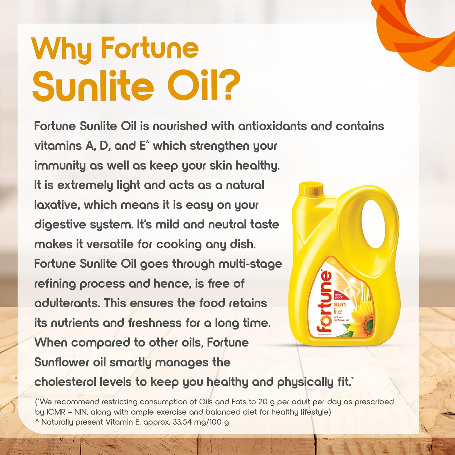 5 Kg - Fortune Sunlite Refined Sunflower Oil - View 3